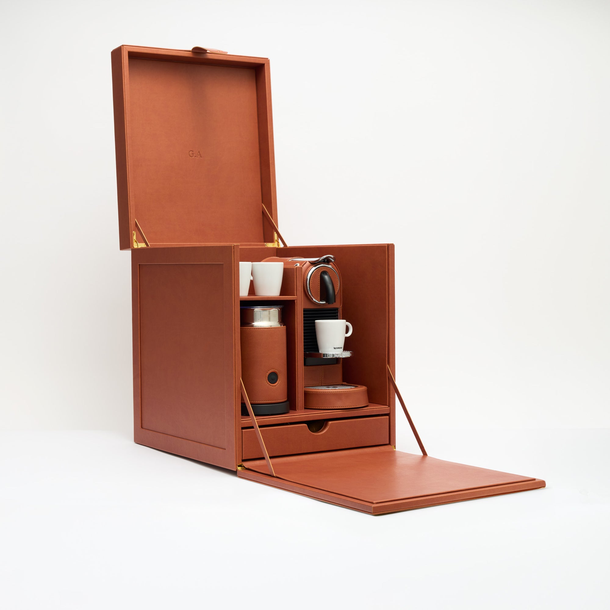 LEATHER COFFFE BOXES