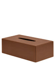 LEATHER TISSUE BOX RECTANGLE