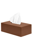 LEATHER TISSUE BOX RECTANGLE